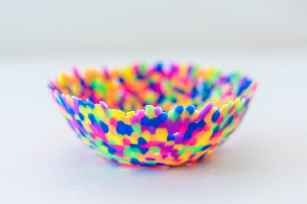 Super Fun Melty Beads Bowl For Kids Craft Activity