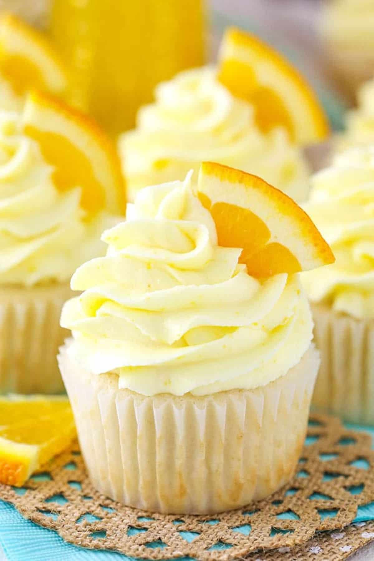 Mimosa Cupcakes