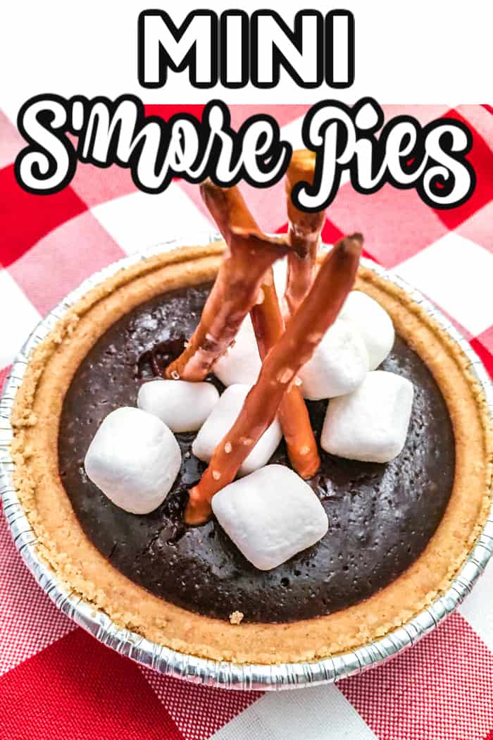 Mini S'more Pie Recipe - Deliciously Easy Campfire Dessert Idea