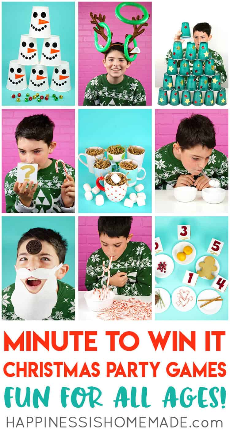 Minute-to-Win-It-Games-Fun-Christmas-Party-Games-for-All-Ages - Made with HAPPY