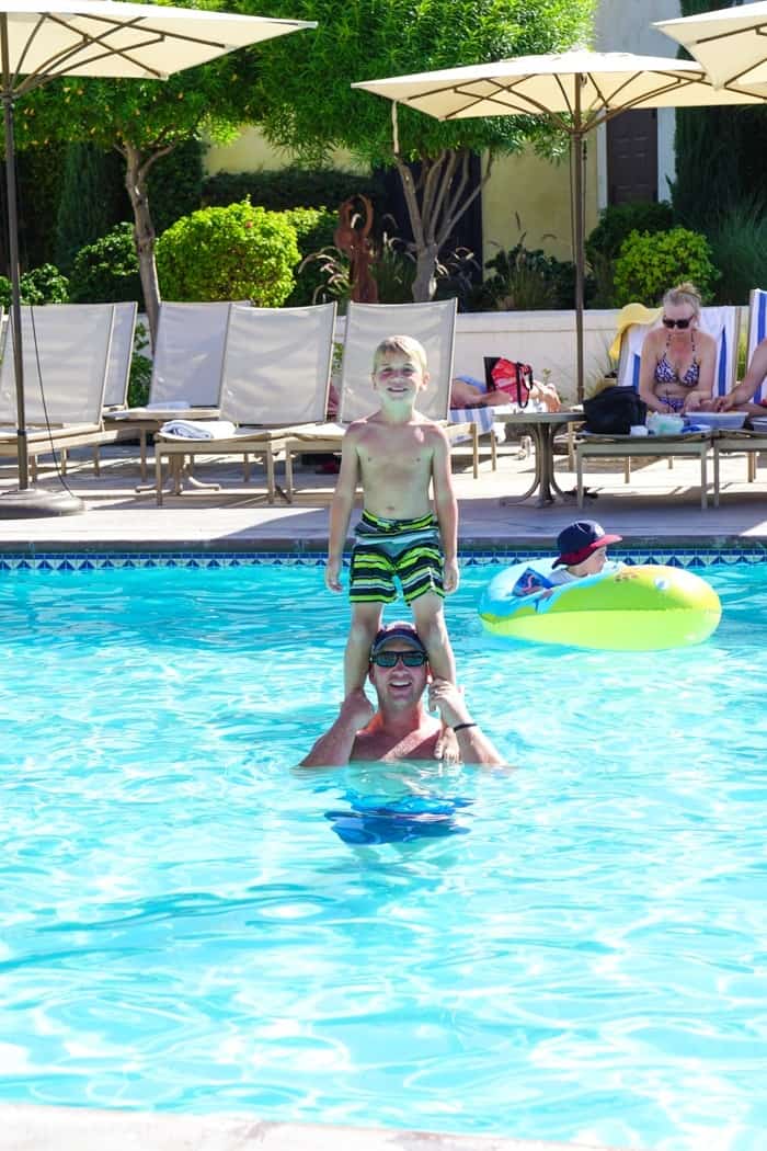 Family Pool Time. Looking for the fun Indian Wells resort for the family? Check out the Miramonte Resort & Spa located at the base of the Santa Rosa Mountains just minutes away from a ton of things to do in Palm Desert. Visiting Indian Wells Resort during the Summer. Fun Family friendly hotels in Palm Desert