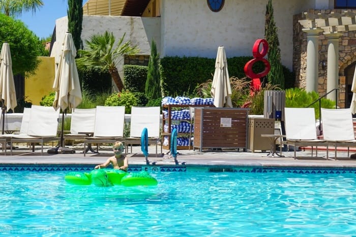 Pool Floatie fun. Looking for the fun Indian Wells resort hotels for the family? Check out the Miramonte Resort & Spa located at the base of the Santa Rosa Mountains just minutes away from a ton of things to do in Palm Desert. Visiting Indian Wells Resort during the Summer. Fun Family friendly hotels in Palm Desert