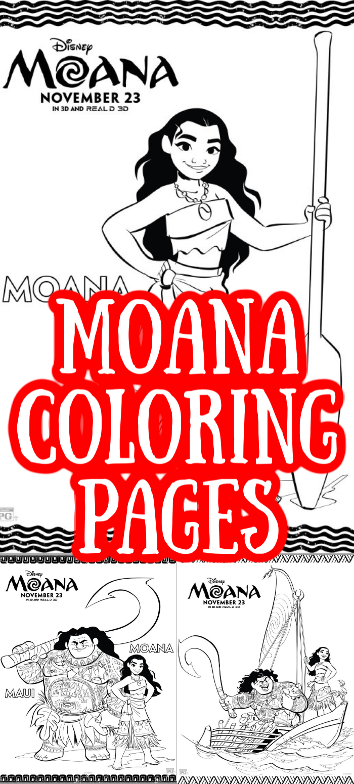 Moana Coloring Pages