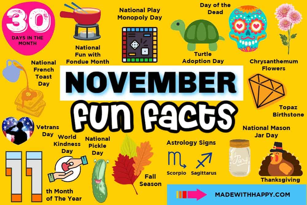 50 Unbelievable Fun Facts About November You Must Know 2024