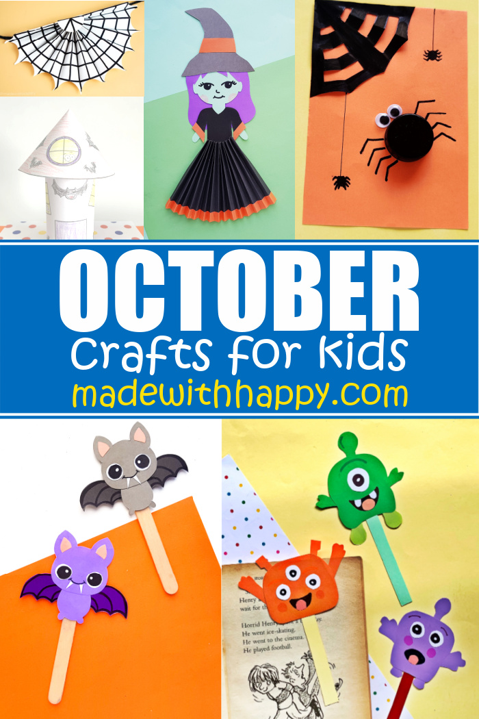 Easy October Crafts For Kids