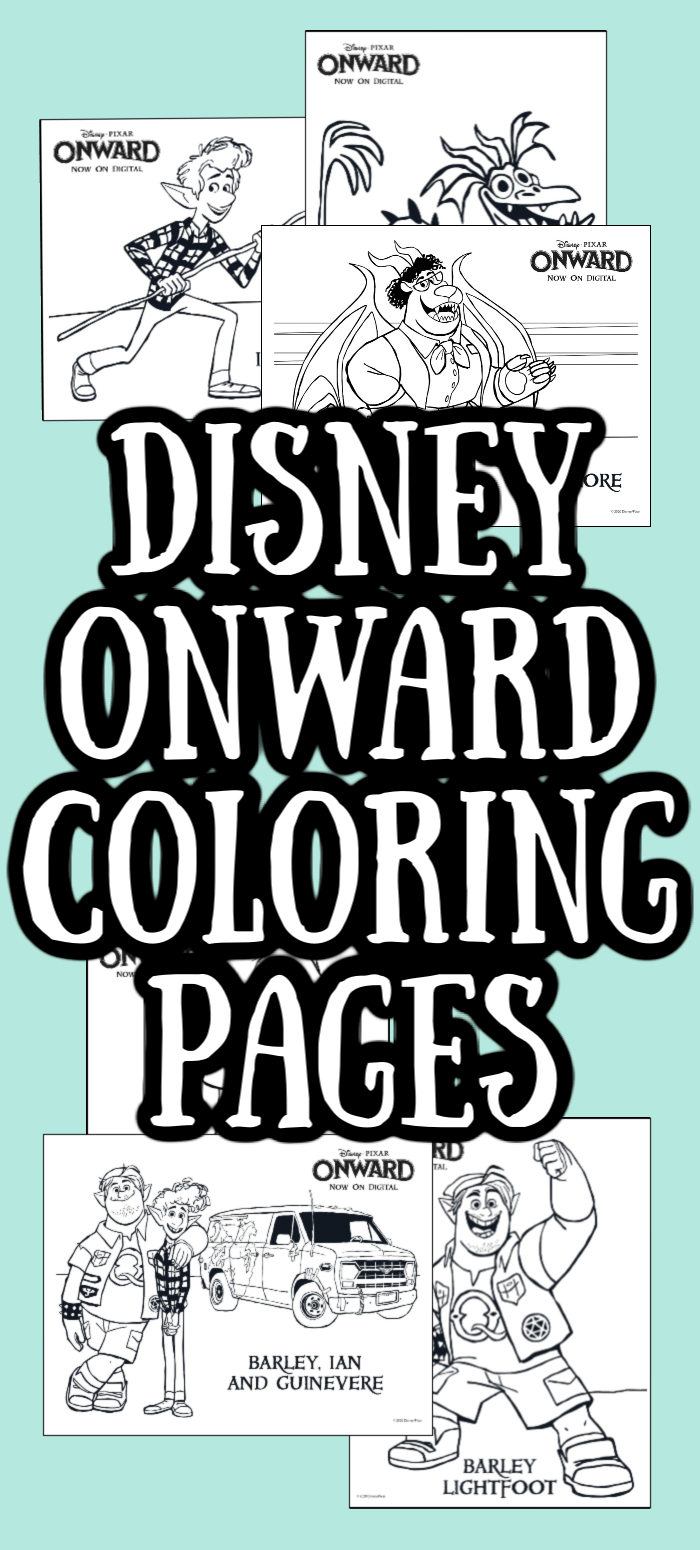 Free Printable Onward Coloring Pages