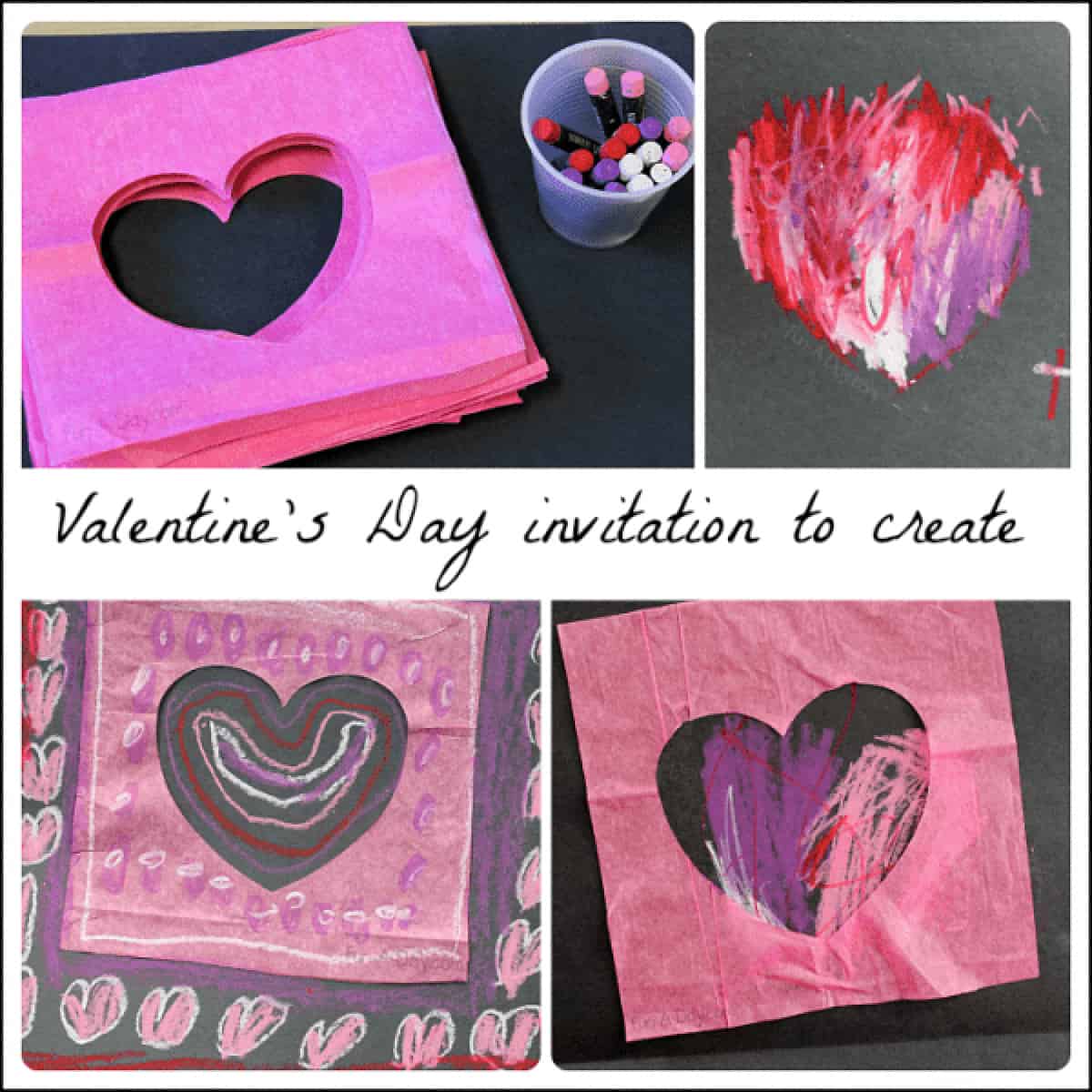 Open Ended Valentines Day Craft For Kids