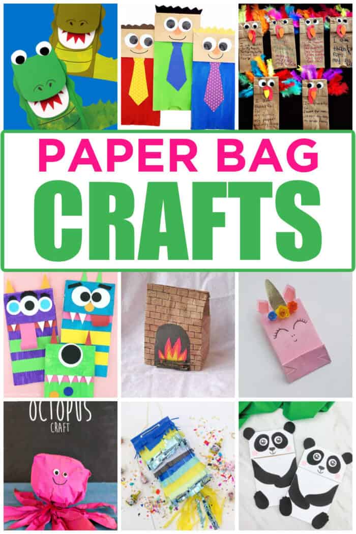 easy paper bag crafts for kids