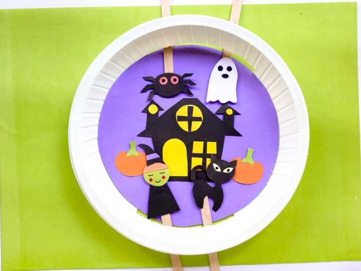 Paper Plate Halloween Craft