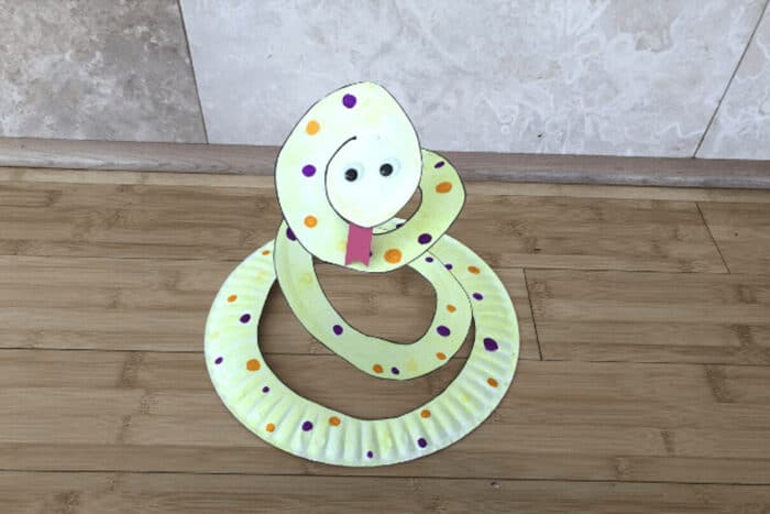 Paper Plate Snake Craft