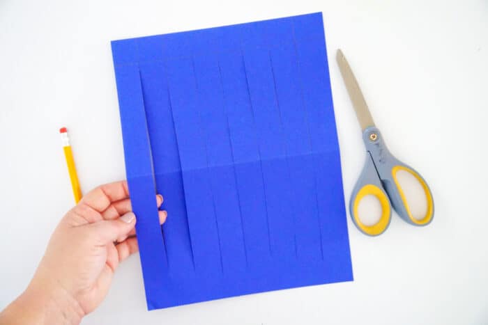 how to paper weave cutting paper base