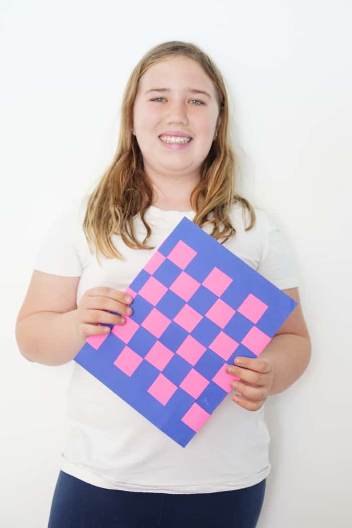 Easy Checkered Paper Crafts