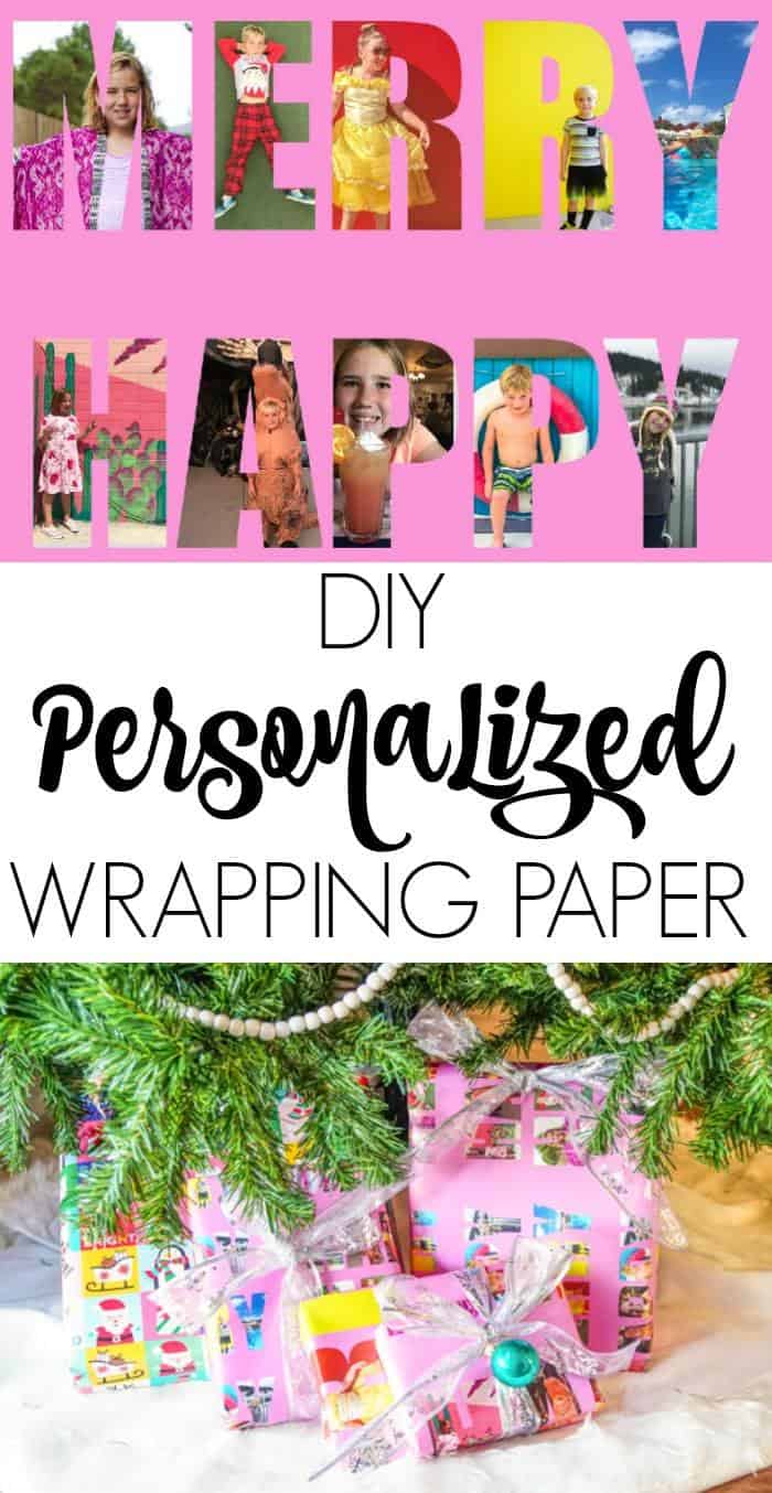 Photo Wrapping Paper. DIY Personalized Wrapping Paper. Personalized Gift Wrapping shares memories on the outside of the gifts as well as the inside. Photo Christmas Presents. DIY Gift Wrap. PHoto gifts for the holidays.