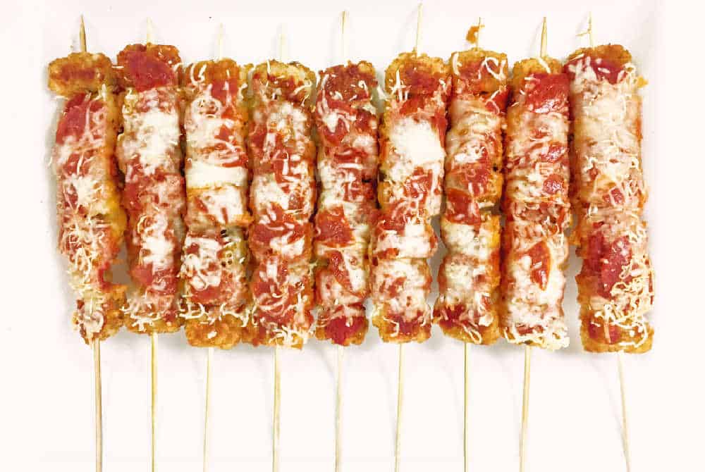 Pizza on Stick Appetizers