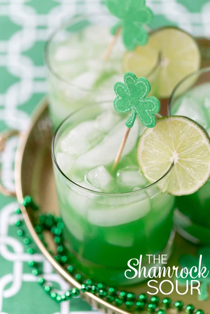 Shamrock Sour Cocktail