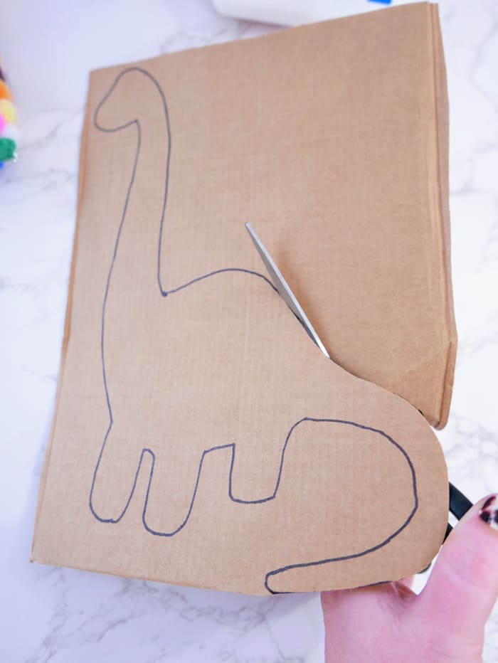 Cut out dino