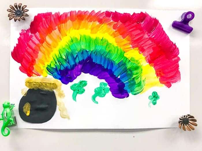 pot of gold rainbow art project