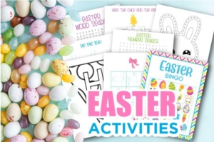 Printable Easter Activities - Made with HAPPY