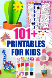 101+ Free Printables for Kids - Crafts, Puzzles, Games &amp; More