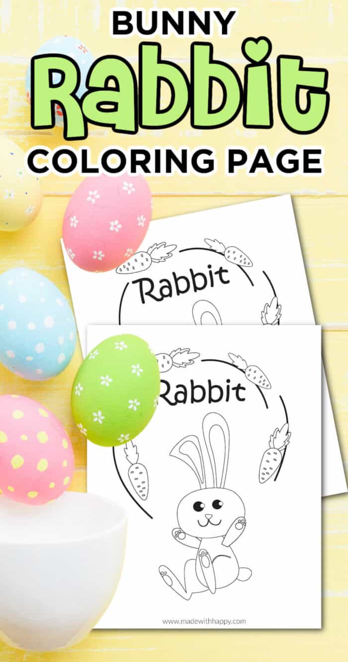 Bunny Color Sheet