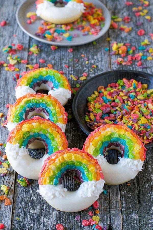 Rainbow Donuts