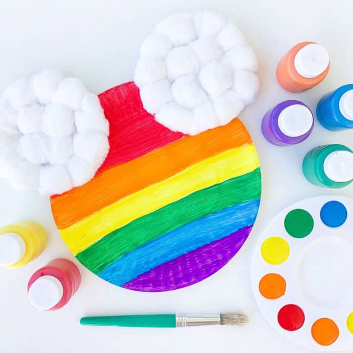 Rainbow Mickey Craft