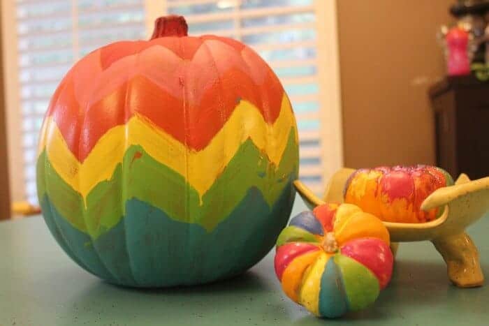 Painted Pumpkins - Made with HAPPY