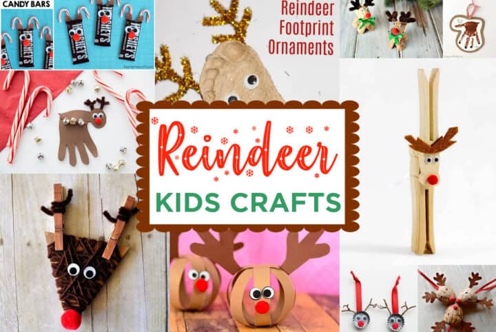 25+ Easy Reindeer Crafts For Kids - Made with HAPPY
