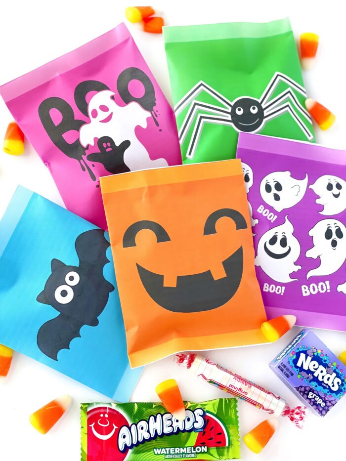 DIY printable halloween treat bags