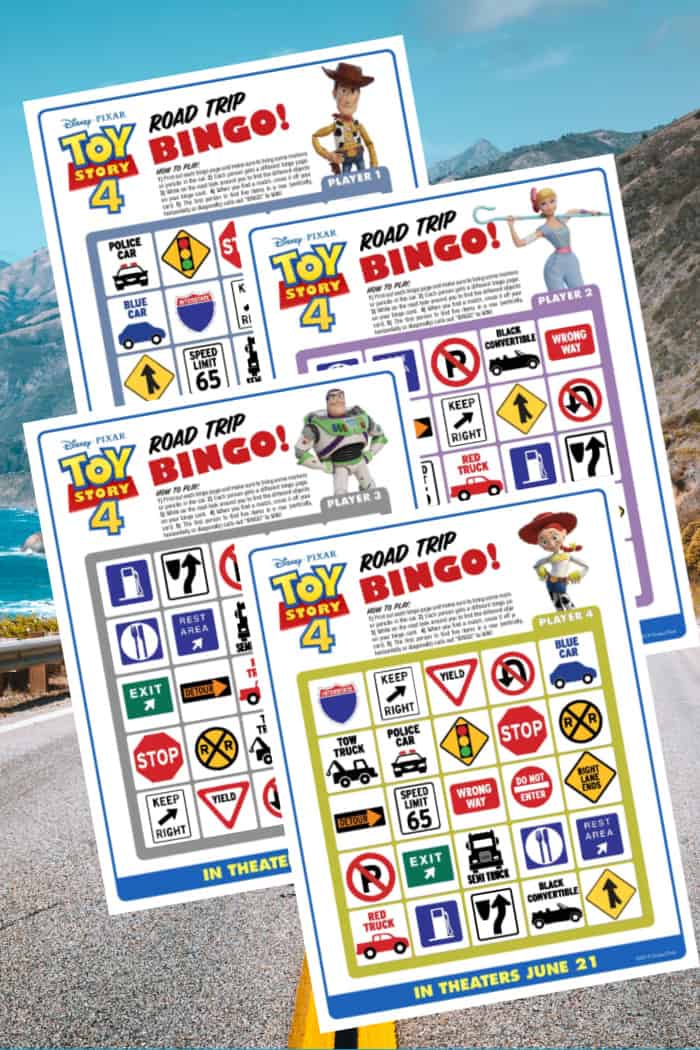 Printable Road Trip Bingo Cards