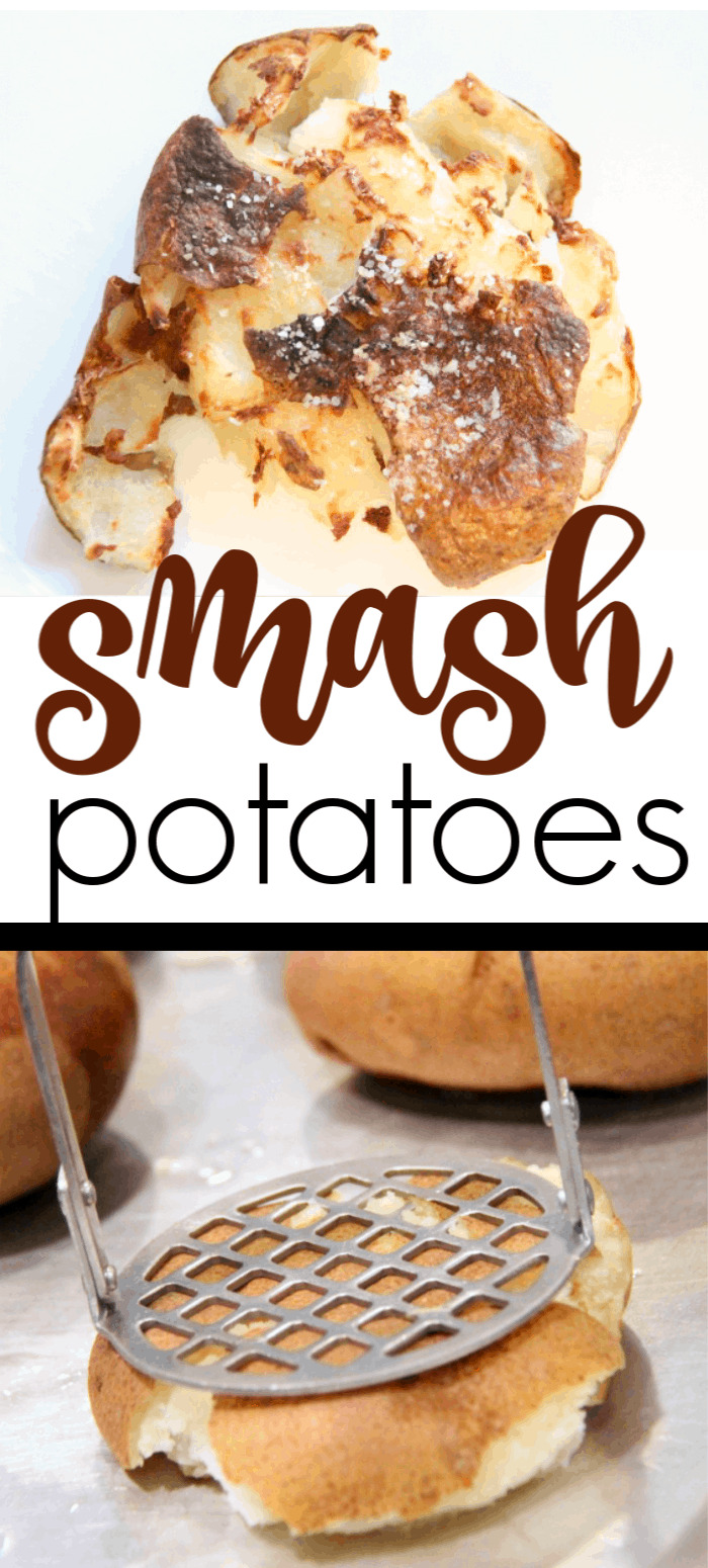 Roasted Smashed Potatoes are a perfect side dish. They are crispy, creamy, buttery and all kinds of smashed potato goodness. 