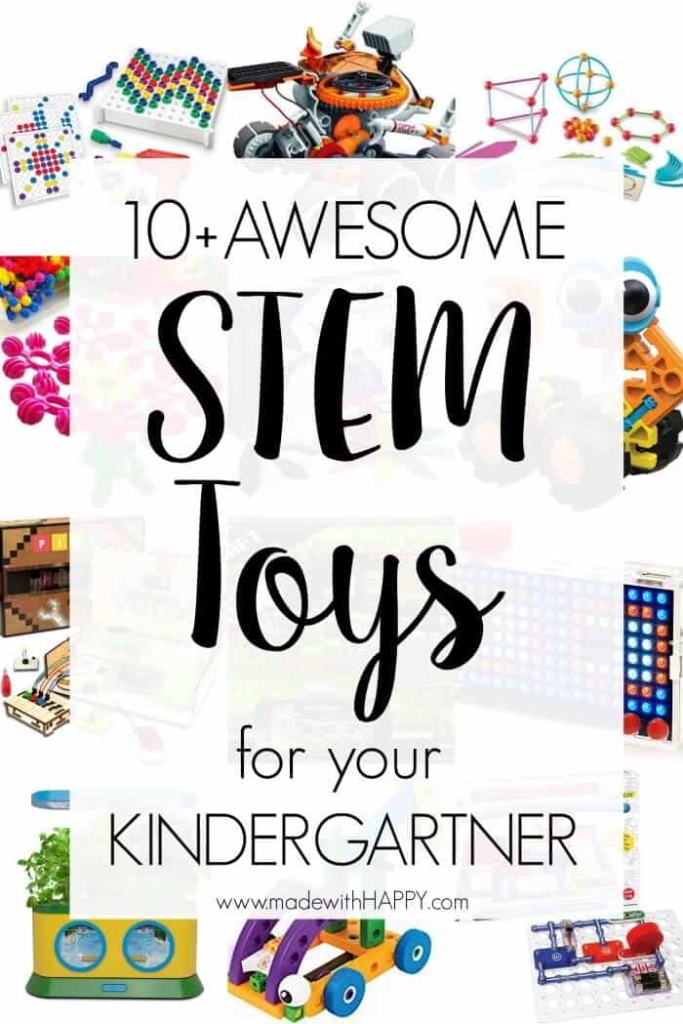  10+ Awesome STEM Toys for Kindergartners - Made with HAPPY Illustration 
