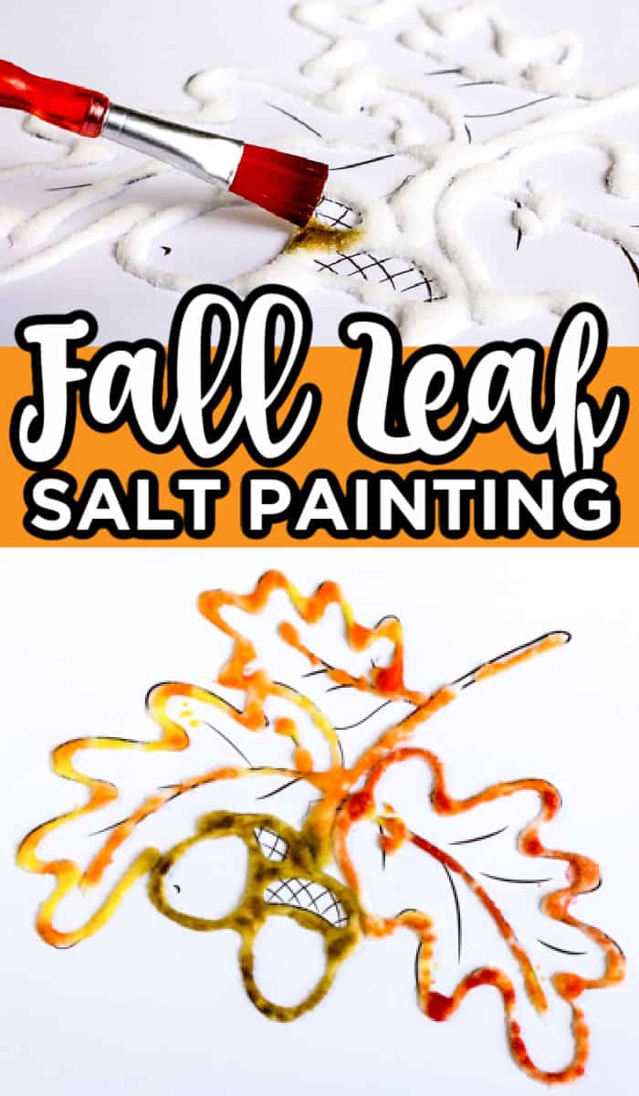 fall leaf painting