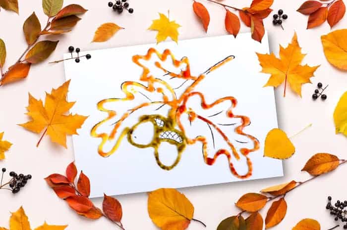 Leaf craft for kids