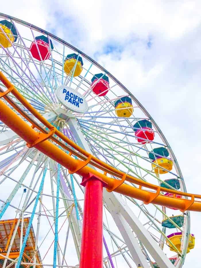 Pacific Park Ferris Wheel in Santa Monica