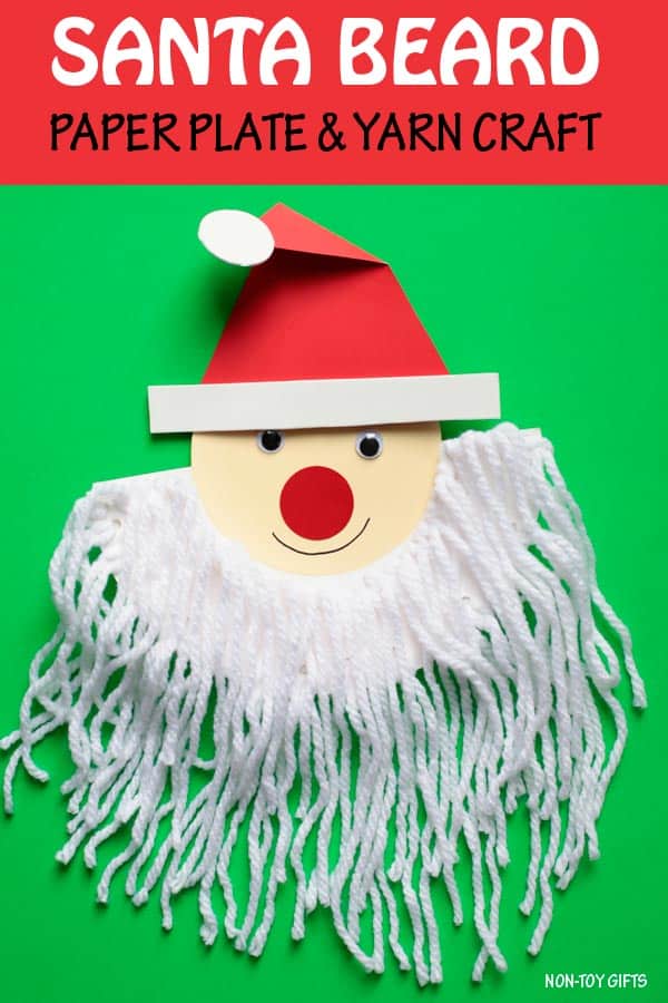 Santa Beard Craft for Kids