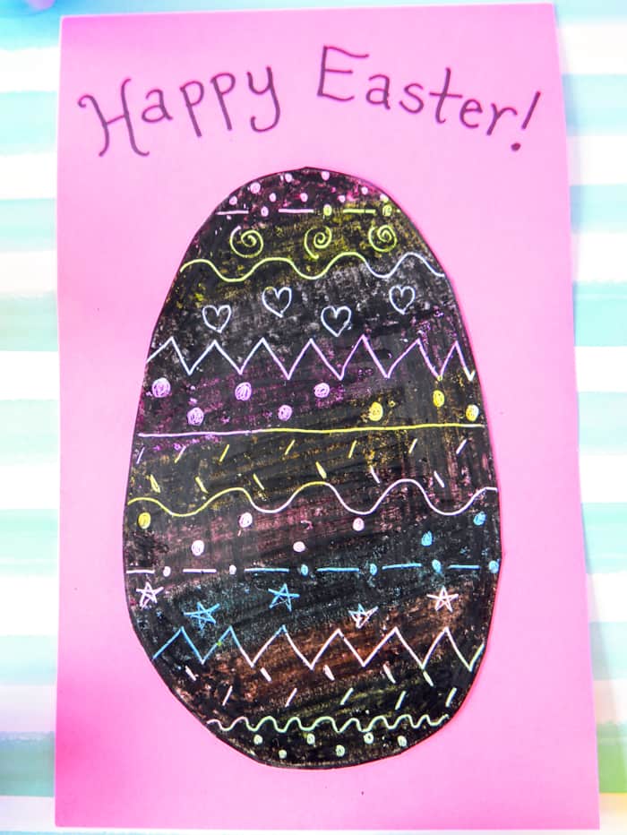 Scratch Off Easter Egg Paper Craft