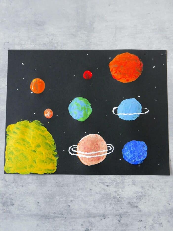 craft ideas for kids solar system