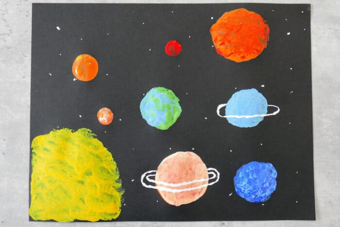 solar system crafts for preschoolers