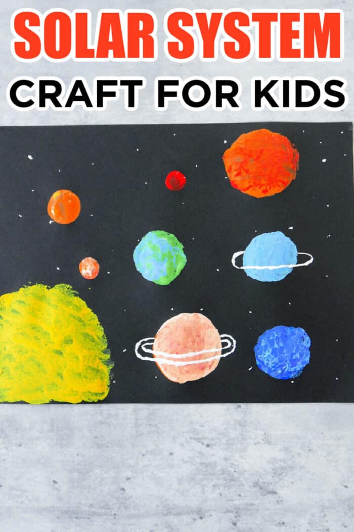 easy solar system craft for kids