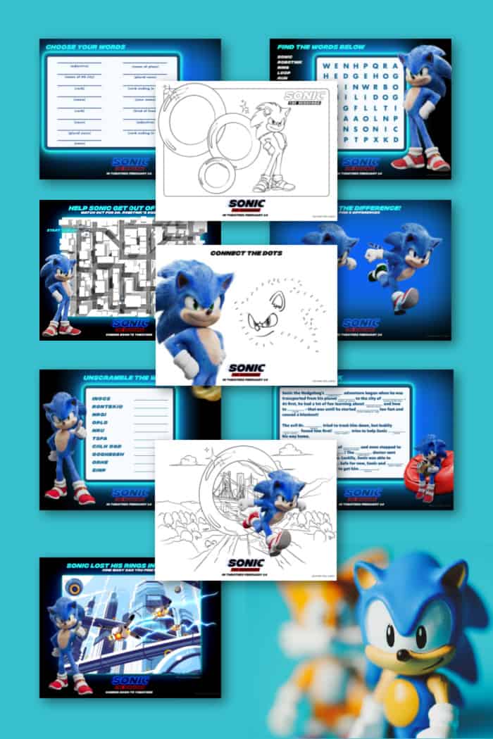 Download Printable Sonic The Hedgehog Coloring Pages Made With Happy