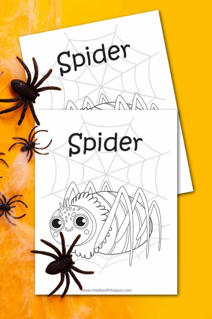 Spider Coloring Page