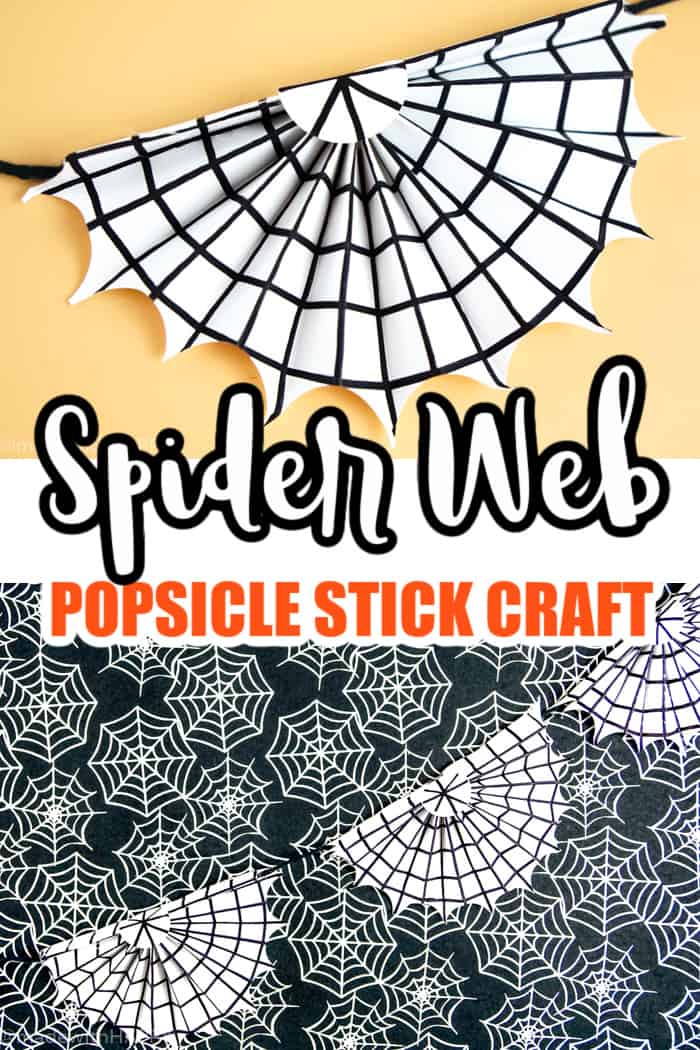 Spider Web Popsicle Stick Craft