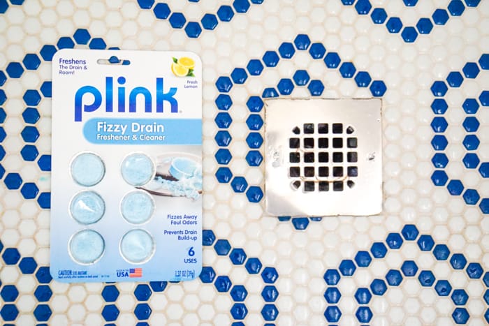 Plink next to drain