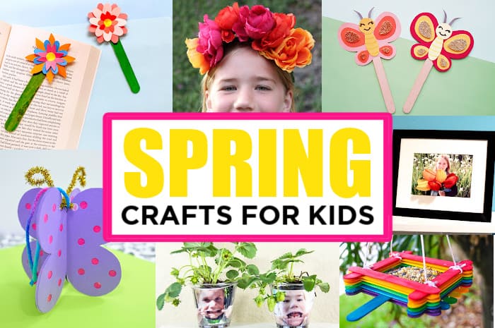 Easy Spring Crafts for Kids - Springtime Crafty Fun!