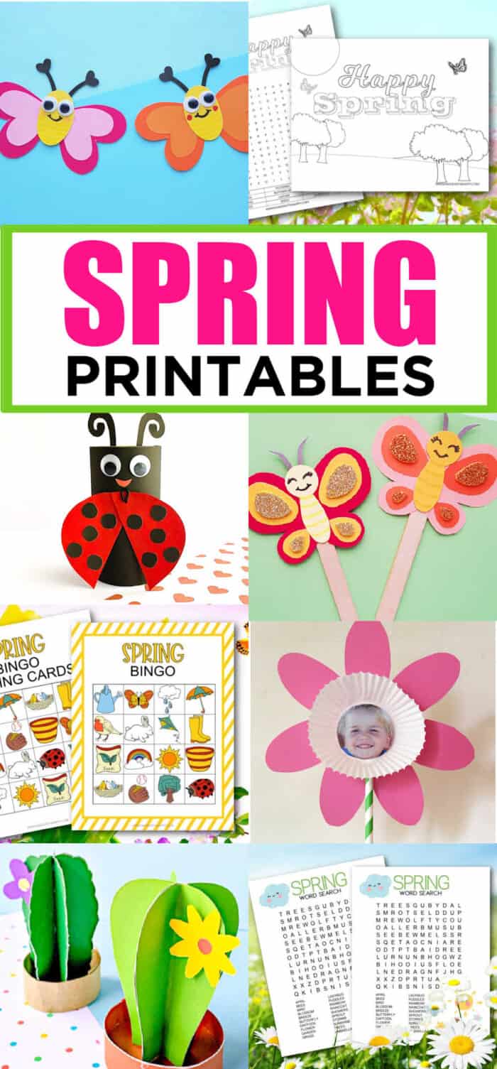 Free Spring Printables For Kids