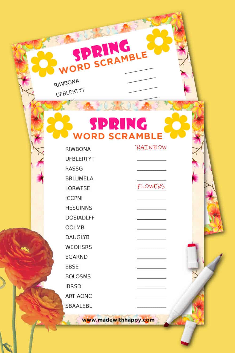 unscramble Spring