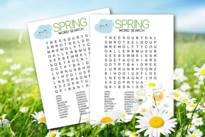 Spring Word Search