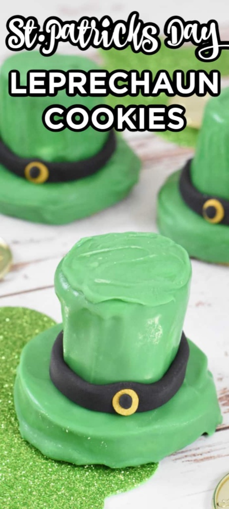 St. Patrick's Day Treats Leprechaun Hat Cookies