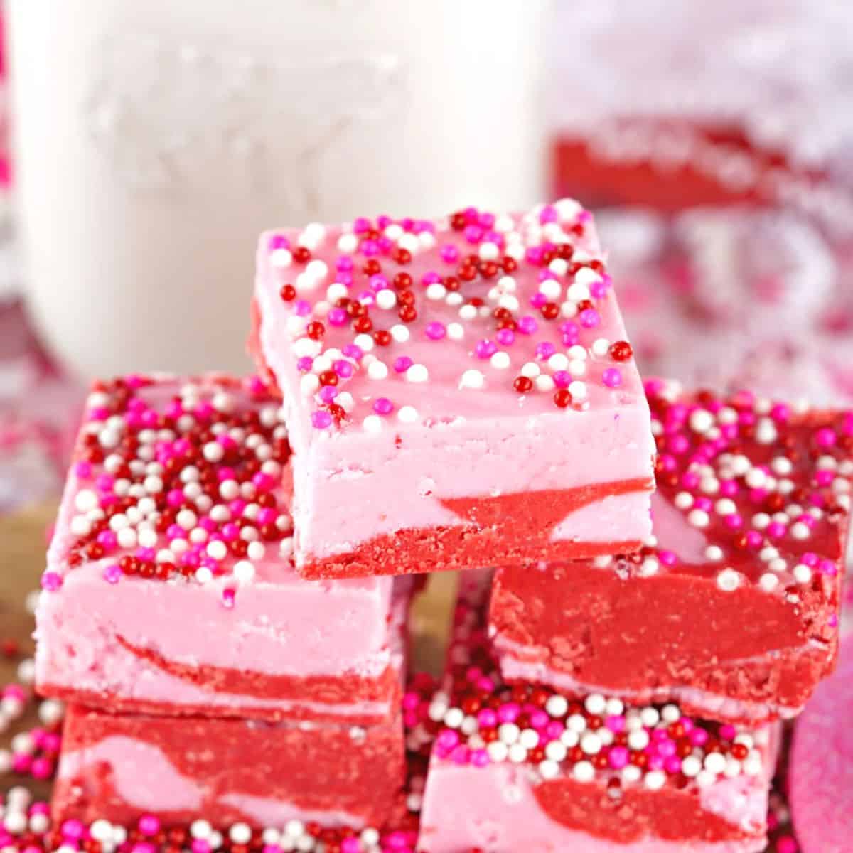 stawberry flavored Fudge